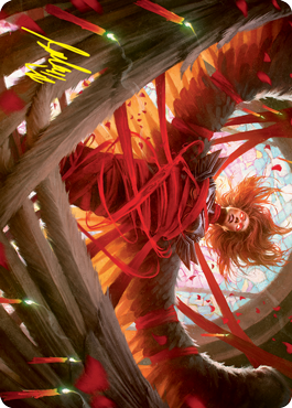 Sigarda's Imprisonment Art Card (Gold-Stamped Signature) [Innistrad: Crimson Vow Art Series] | Jack's On Queen