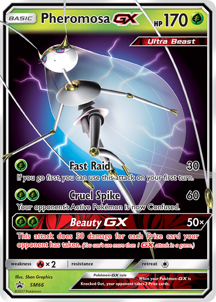 Pheromosa GX (SM66) [Sun & Moon: Black Star Promos] | Jack's On Queen