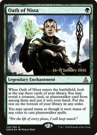 Oath of Nissa [Oath of the Gatewatch Promos] | Jack's On Queen