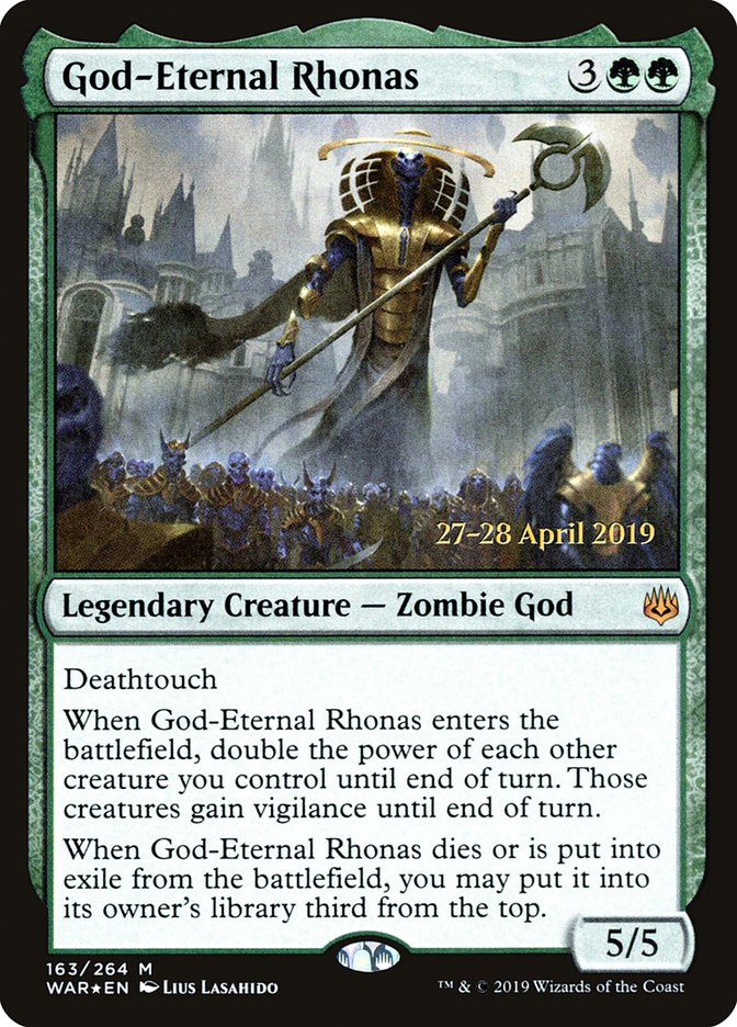 God-Eternal Rhonas  [War of the Spark Prerelease Promos] | Jack's On Queen