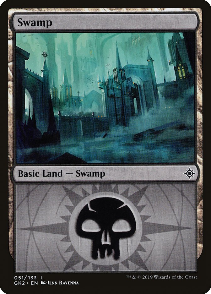 Swamp (51) [Ravnica Allegiance Guild Kit] | Jack's On Queen