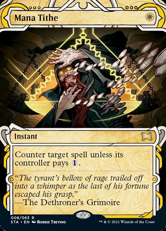 Mana Tithe (Etched Foil) [Strixhaven Mystical Archive] | Jack's On Queen