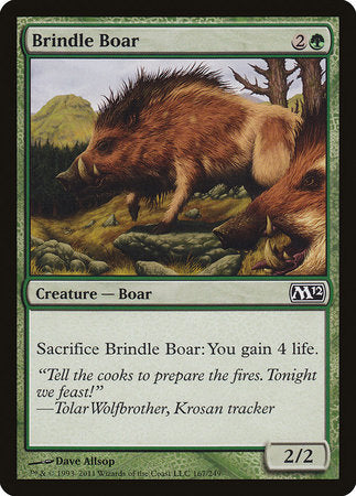 Brindle Boar [Magic 2012] | Jack's On Queen