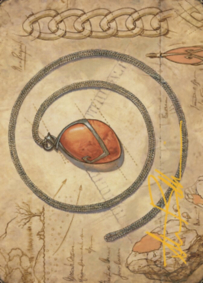 Mox Amber Art Card (Gold-Stamped Signature) [The Brothers' War Art Series] | Jack's On Queen