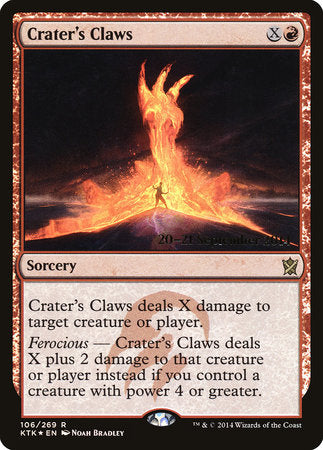 Crater's Claws [Khans of Tarkir Promos] | Jack's On Queen