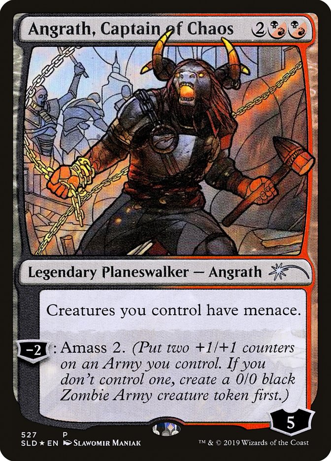 Angrath, Captain of Chaos (Stained Glass) [Secret Lair Drop Promos] | Jack's On Queen
