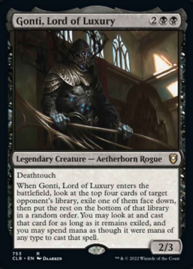 Gonti, Lord of Luxury [Commander Legends: Battle for Baldur's Gate] | Jack's On Queen