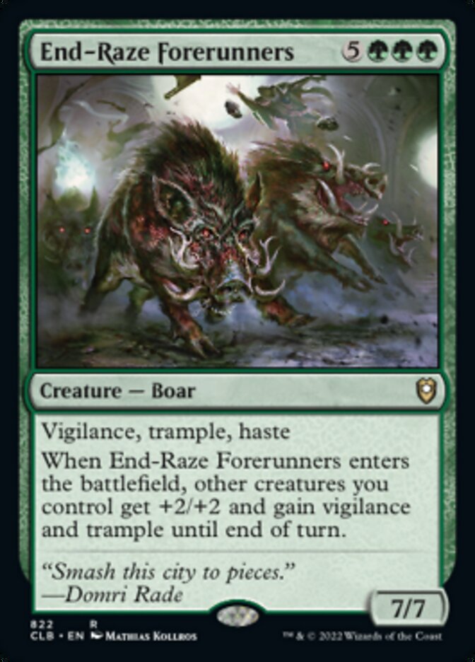 End-Raze Forerunners [Commander Legends: Battle for Baldur's Gate] | Jack's On Queen