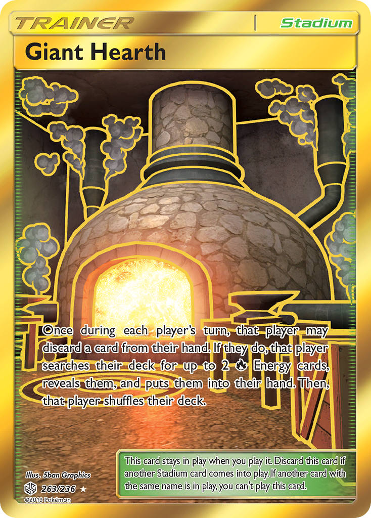 Giant Hearth (263/236) [Sun & Moon: Cosmic Eclipse] | Jack's On Queen