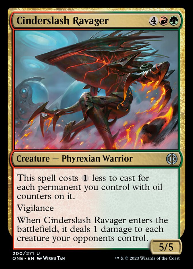 Cinderslash Ravager [Phyrexia: All Will Be One] | Jack's On Queen