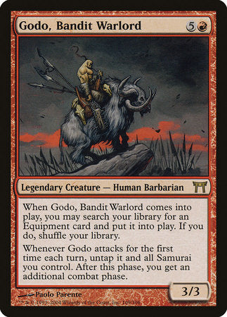 Godo, Bandit Warlord [Champions of Kamigawa] | Jack's On Queen