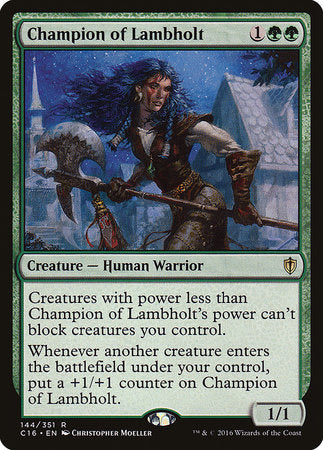 Champion of Lambholt [Commander 2016] | Jack's On Queen