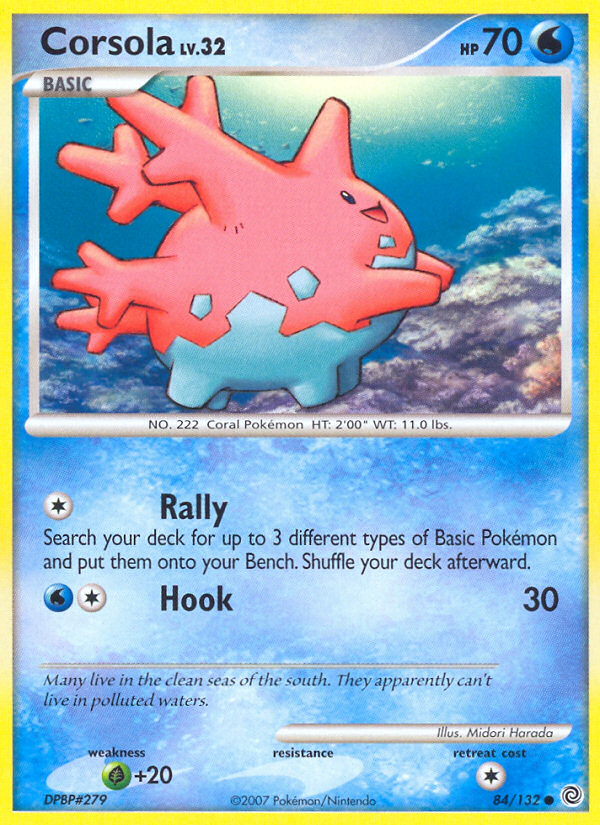 Corsola (84/132) [Diamond & Pearl: Secret Wonders] | Jack's On Queen