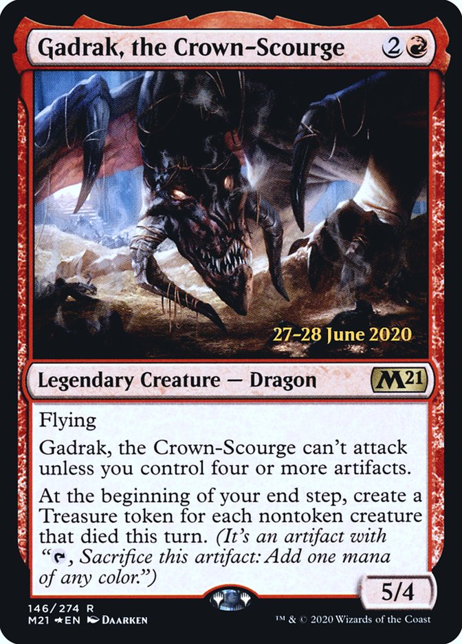 Gadrak, the Crown-Scourge  [Core Set 2021 Prerelease Promos] | Jack's On Queen
