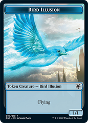 Bird Illusion // Elf Warrior Double-Sided Token [Game Night: Free-for-All Tokens] | Jack's On Queen