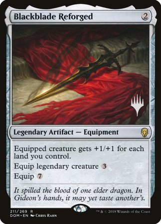 Blackblade Reforged [Dominaria Promos] | Jack's On Queen