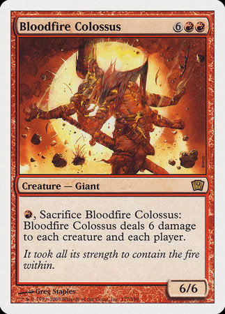 Bloodfire Colossus [Ninth Edition] | Jack's On Queen