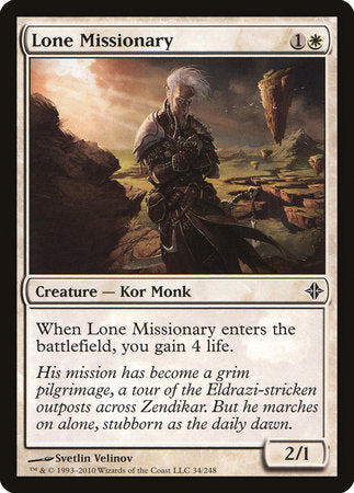 Lone Missionary [Rise of the Eldrazi] | Jack's On Queen