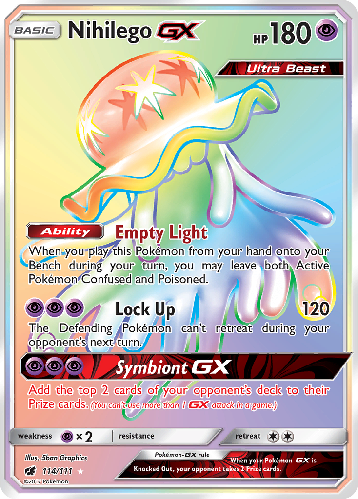 Nihilego GX (114/111) [Sun & Moon: Crimson Invasion] | Jack's On Queen