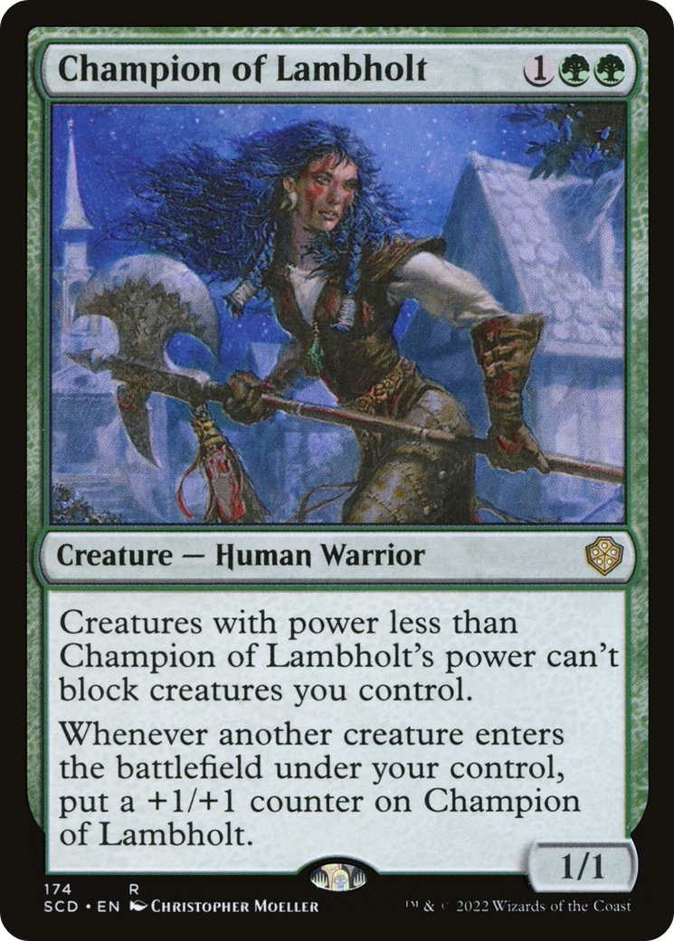 Champion of Lambholt [Starter Commander Decks] | Jack's On Queen