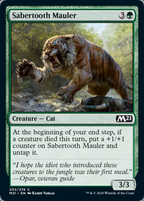 Sabertooth Mauler [Core Set 2021] | Jack's On Queen
