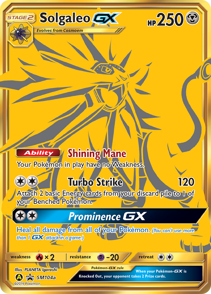 Solgaleo GX (SM104a) [Sun & Moon: Black Star Promos] | Jack's On Queen