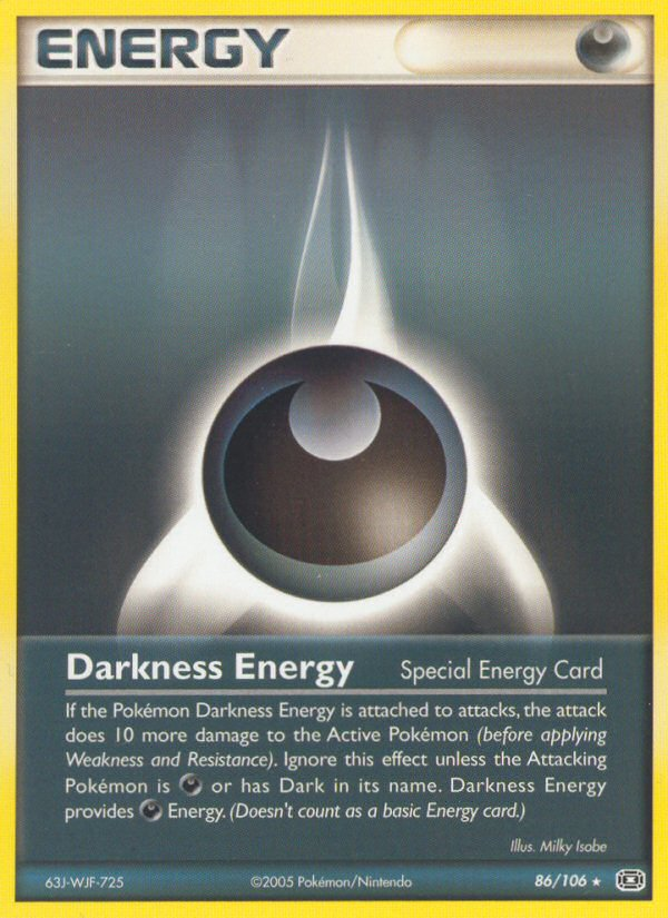 Darkness Energy (86/106) [EX: Emerald] | Jack's On Queen