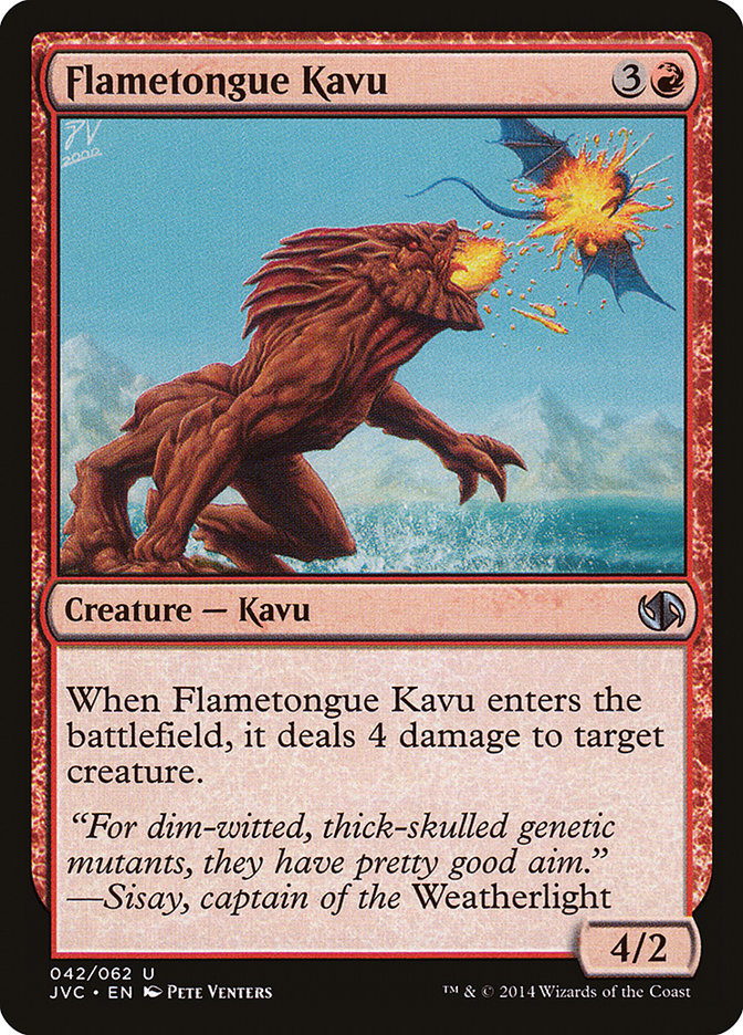 Flametongue Kavu [Duel Decks Anthology] | Jack's On Queen