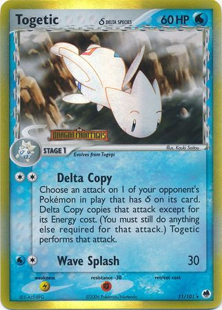 Togetic (11/101) (Delta Species) (Stamped) [EX: Dragon Frontiers] | Jack's On Queen