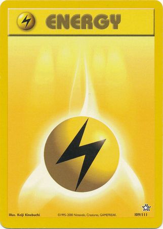 Lightning Energy (109/111) [Neo Genesis Unlimited] | Jack's On Queen