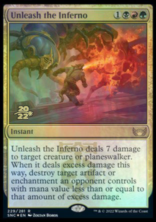 Unleash the Inferno [Streets of New Capenna Prerelease Promos] | Jack's On Queen