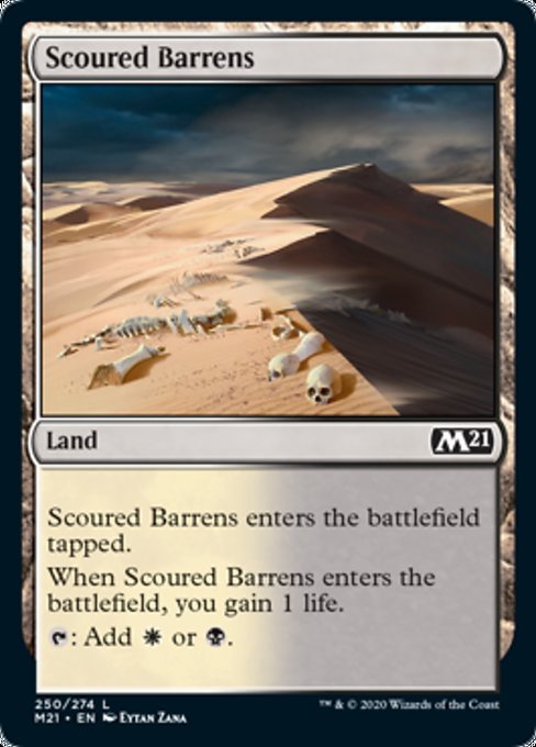 Scoured Barrens [Core Set 2021] | Jack's On Queen