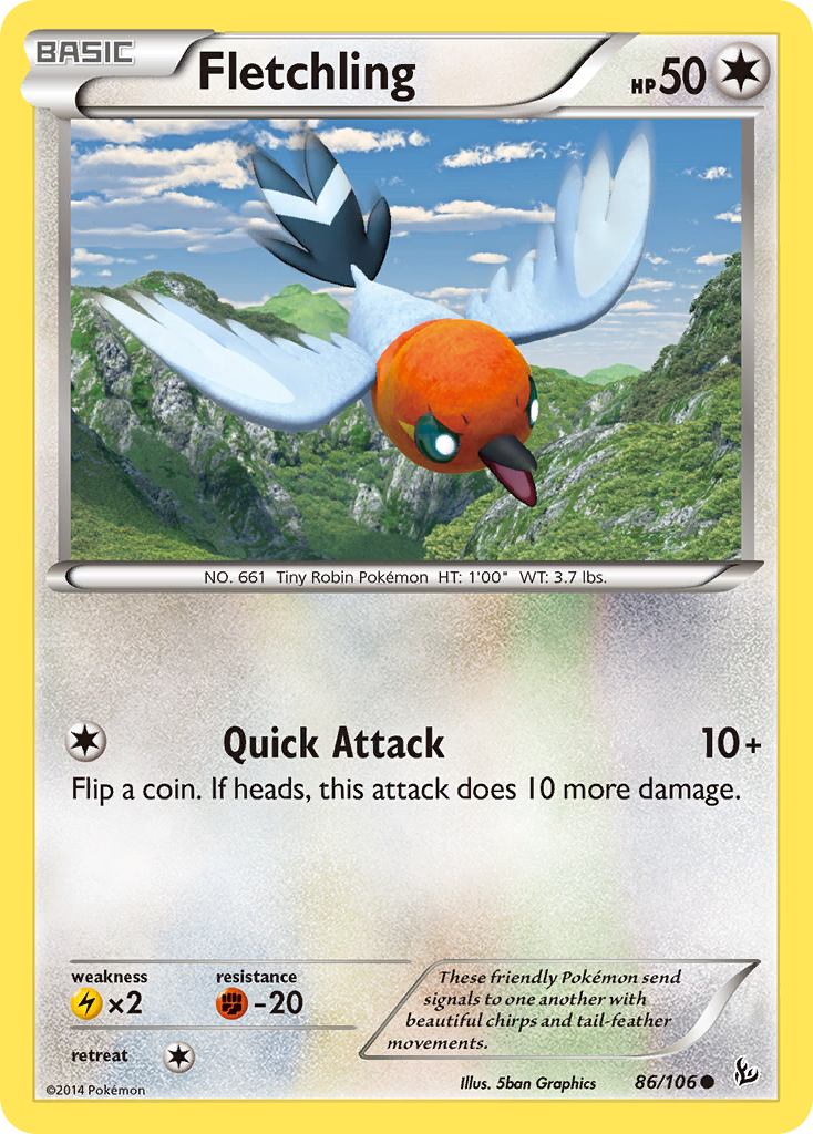 Fletchling (86/106) [XY: Flashfire] | Jack's On Queen