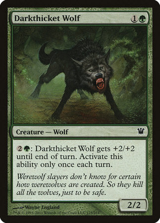 Darkthicket Wolf [Innistrad] | Jack's On Queen