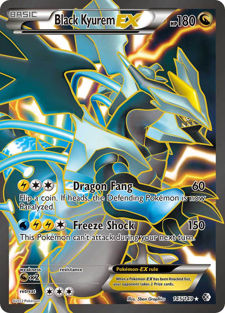 Black Kyurem EX (145/149) [Black & White: Boundaries Crossed] | Jack's On Queen