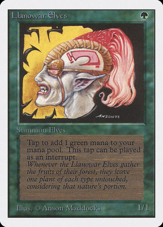 Llanowar Elves [Unlimited Edition] | Jack's On Queen