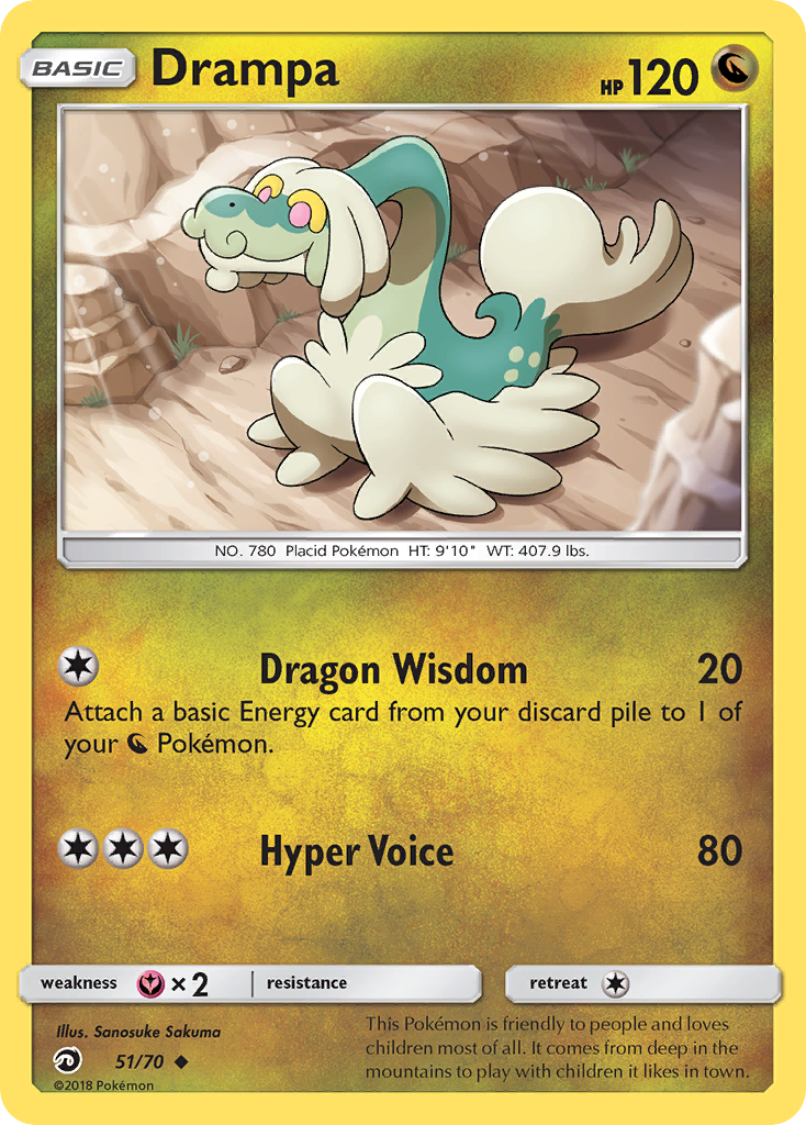 Drampa (51/70) [Sun & Moon: Dragon Majesty] | Jack's On Queen