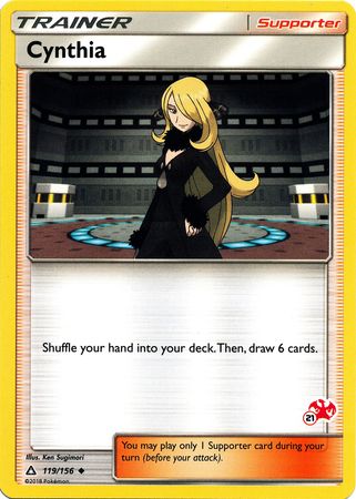 Cynthia (119/156) (Charizard Stamp #21) [Battle Academy 2020] | Jack's On Queen