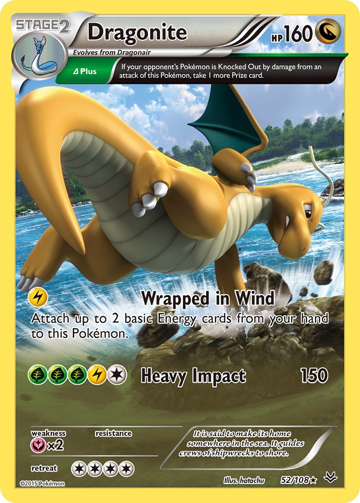 Dragonite (52/108) (Theme Deck Exclusive) [XY: Roaring Skies] | Jack's On Queen