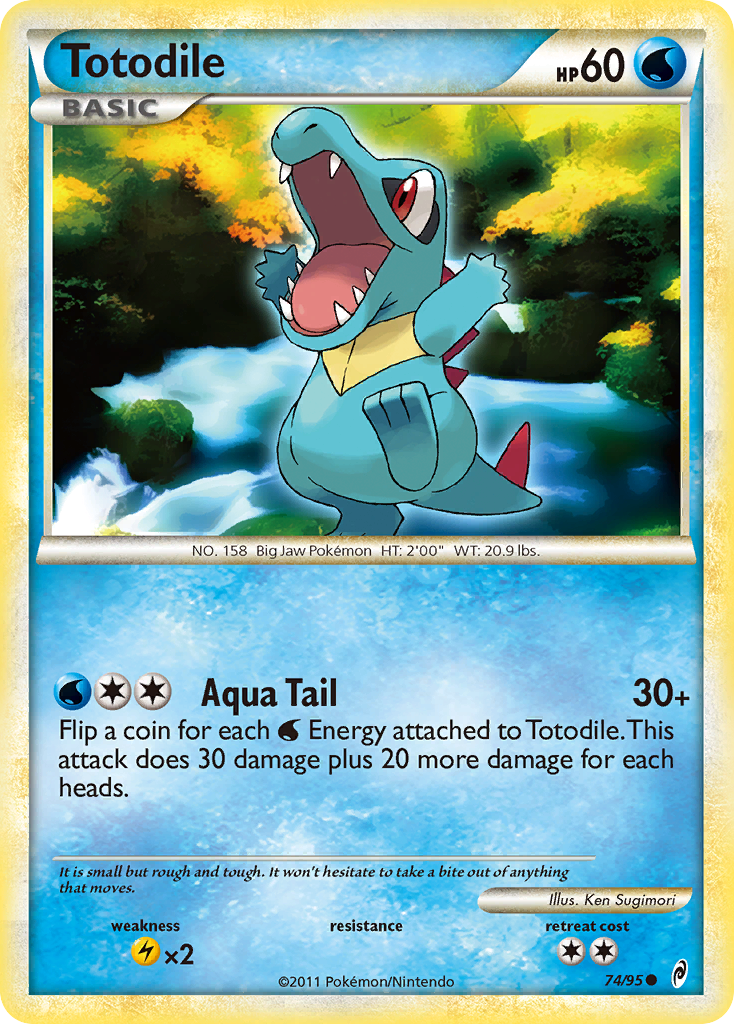 Totodile (74/95) [HeartGold & SoulSilver: Call of Legends] | Jack's On Queen