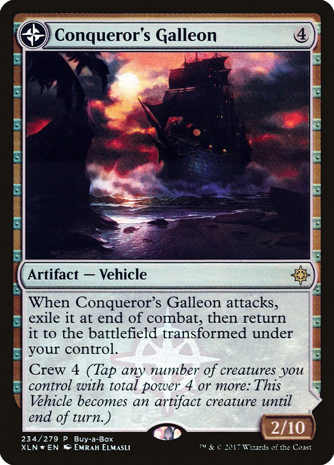 Conqueror's Galleon // Conqueror's Foothold (Buy-A-Box) [Ixalan Treasure Chest] | Jack's On Queen