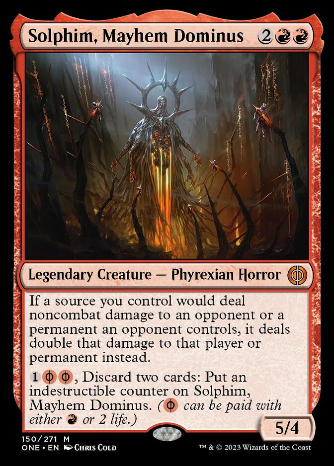 Solphim, Mayhem Dominus [Phyrexia: All Will Be One] | Jack's On Queen