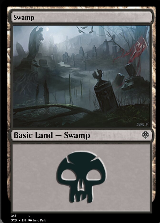 Swamp (343) [Starter Commander Decks] | Jack's On Queen