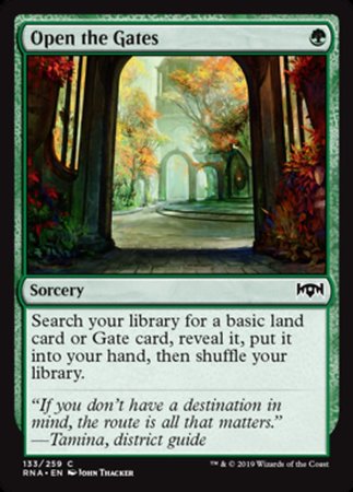 Open the Gates [Ravnica Allegiance] | Jack's On Queen