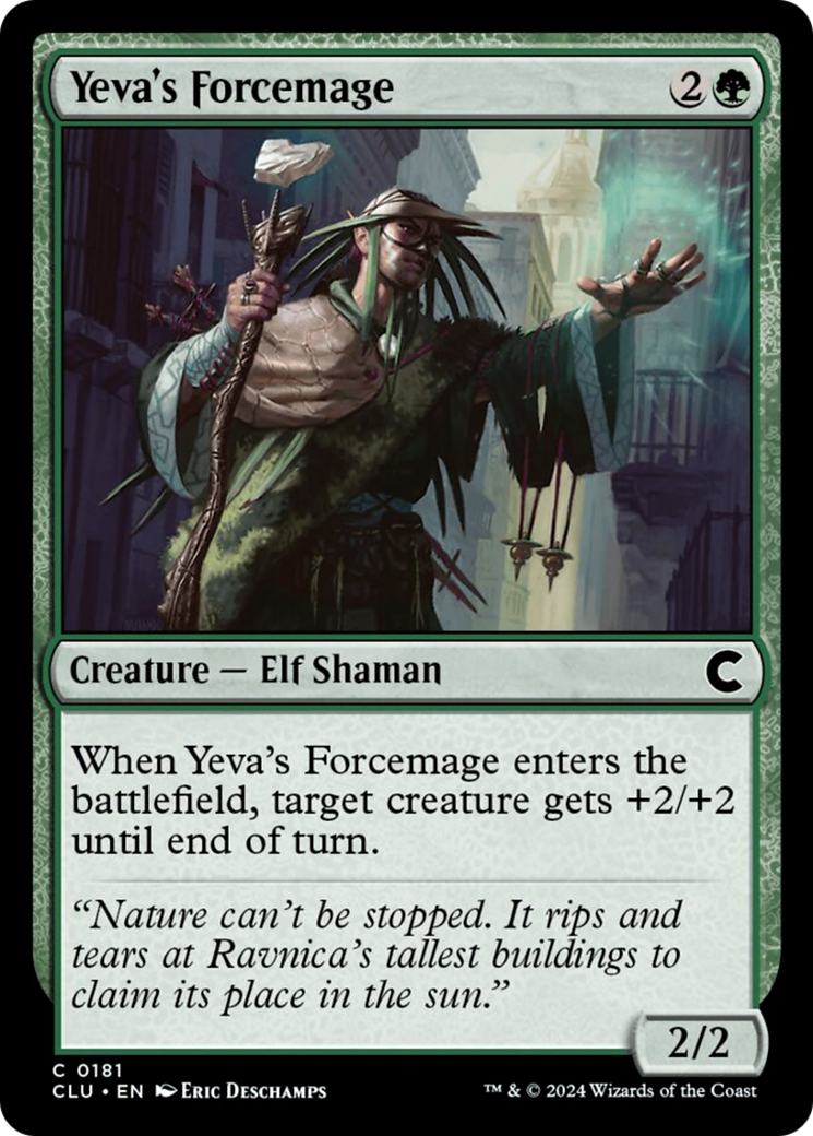 Yeva's Forcemage [Ravnica: Clue Edition] | Jack's On Queen