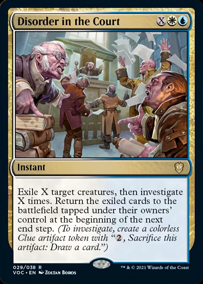 Disorder in the Court [Innistrad: Crimson Vow Commander] | Jack's On Queen