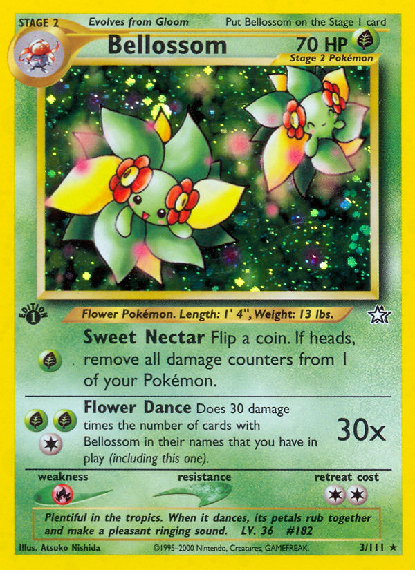 Bellossom (3/111) [Neo Genesis 1st Edition] | Jack's On Queen