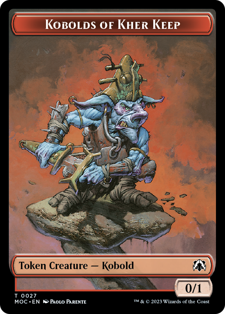 Bird // Kobolds of Kher Keep Double-Sided Token [March of the Machine Commander Tokens] | Jack's On Queen