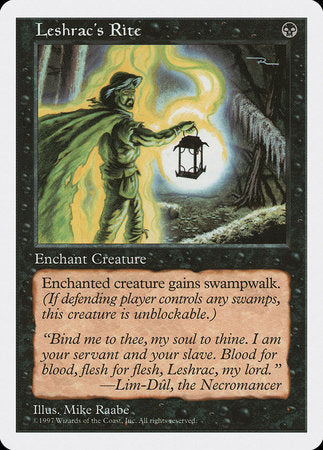 Leshrac's Rite [Fifth Edition] | Jack's On Queen