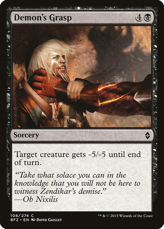 Demon's Grasp [Battle for Zendikar] | Jack's On Queen
